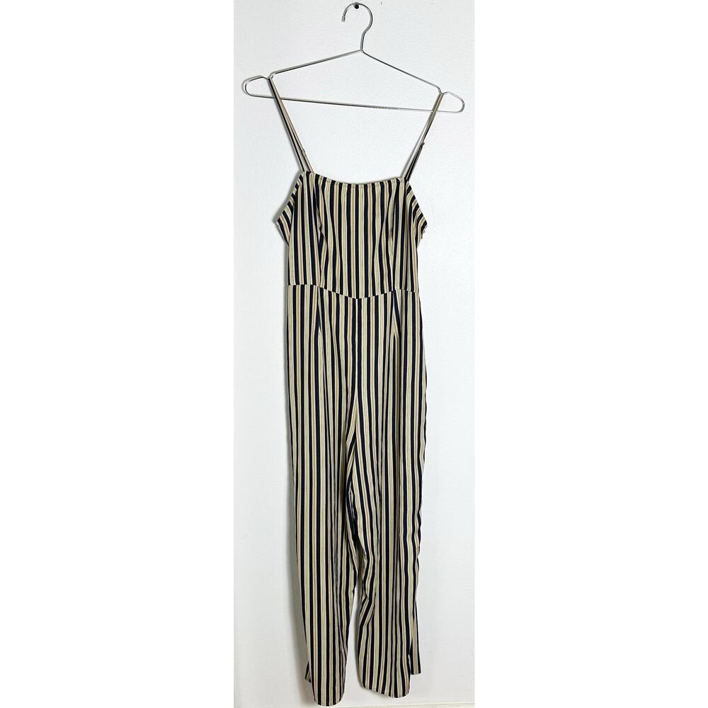 Urban Outfitters Straight-Neck Striped Jumpsuit Women's sz 6 - Picture 5 of 11